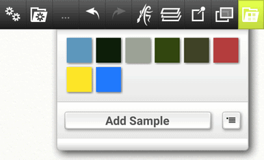 Image showing Sample color palette
